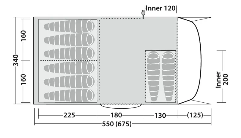 Robens Eagle Rock TC 6+2XP Tent - DEMO MODEL-1